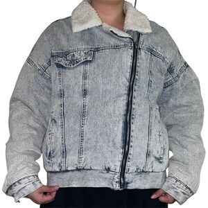 Forever 21 blue denim jacket.